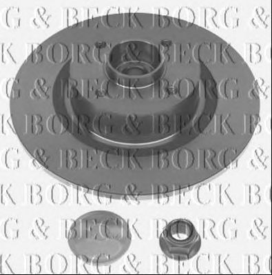 BORG & BECK bwk1075 -  Комплект подшипника ступицы колеса